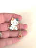 Cat Fishing Enamel Pin - Purse Charm Accessory