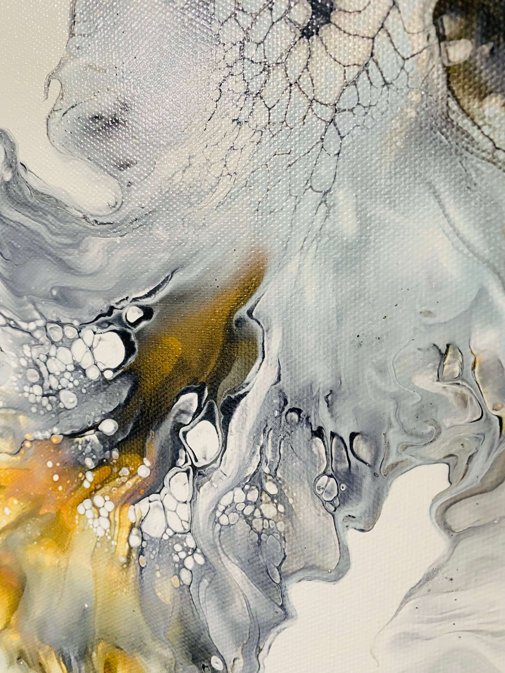 Elegant Abstract Acrylic Painting