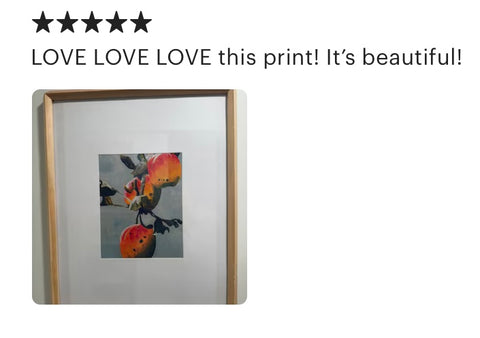 Minimalist Apple Original Art Print, Fruit Botanical Wall Art, Home Decor for Kitchen Dining Entrance