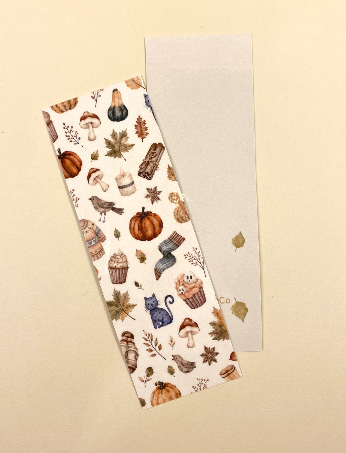 Cozy Autumn Bookmark-Seasonal, Nature Inspired Design