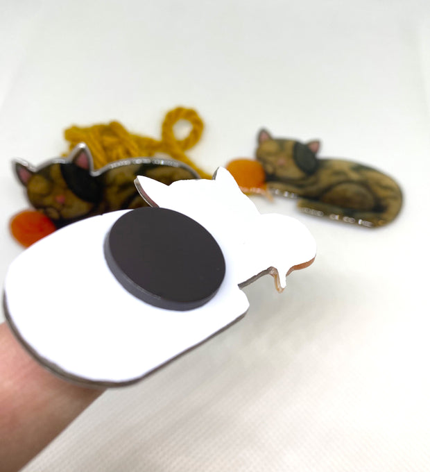 Cat Resin ORIGINAL ART MAGNET