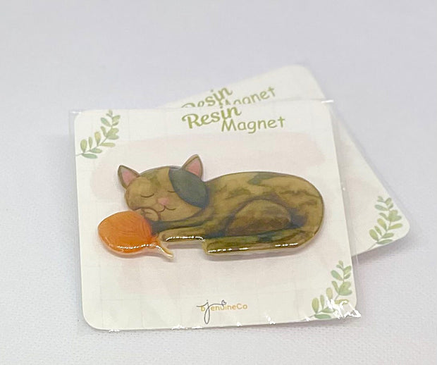 Cat Resin ORIGINAL ART MAGNET