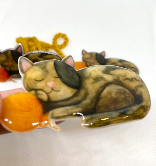 Cat Resin ORIGINAL ART MAGNET