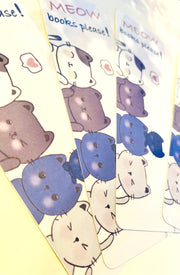 Cute Kawaii Cat Bookmark