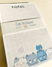 Cute Kawaii Cat Notepad Bundle