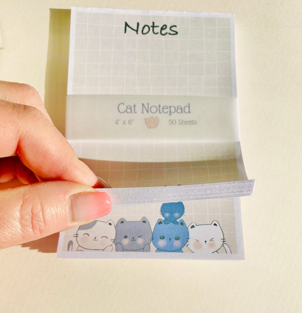 Cute Kawaii Cat Notepad Bundle