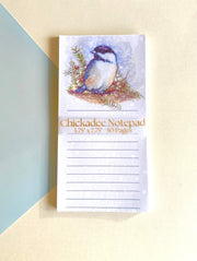 Chickadee Winter Memo Pad