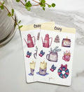 Cozy WINTER STICKER SHEET