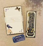 Dark Academia Bookish Memo Pad
