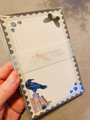 Dark Academia Bookish Memo Pad