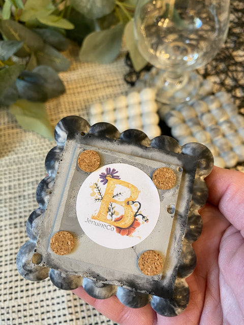 Concrete Bubble Coaster Modern Minimalist Home Decor