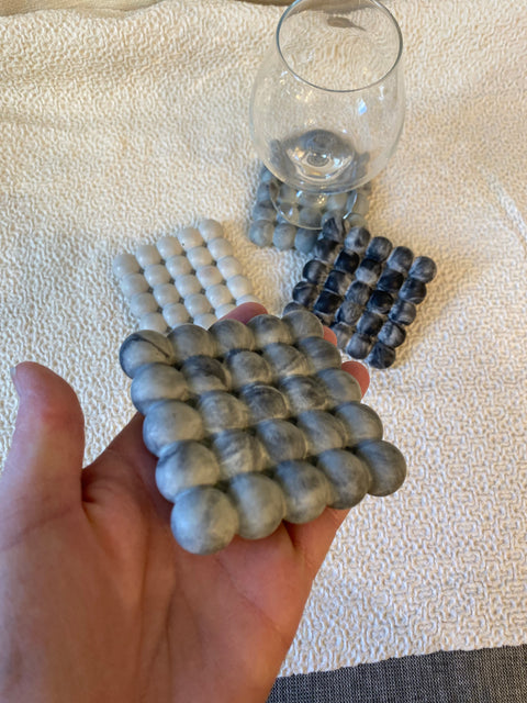 Concrete Bubble Coaster Modern Minimalist Home Decor