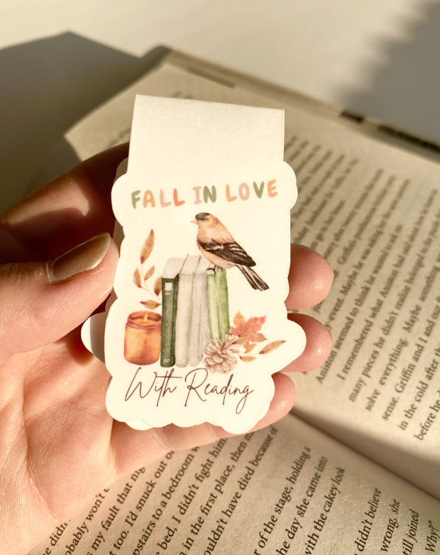 Fall Aesthetic Magnetic Bookmark