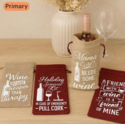 Personalized Wine Bag with Drawstring