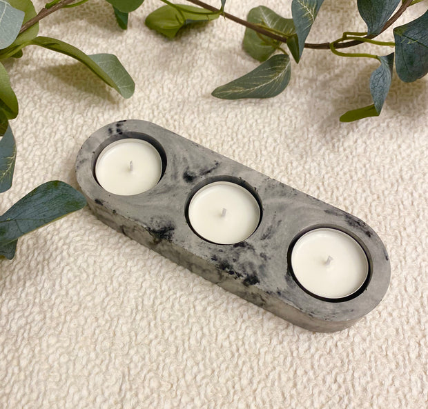 Handcrafted Concrete Tealight Candle Holder