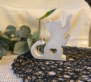 Propagation Cat Vase, Hand poured concrete