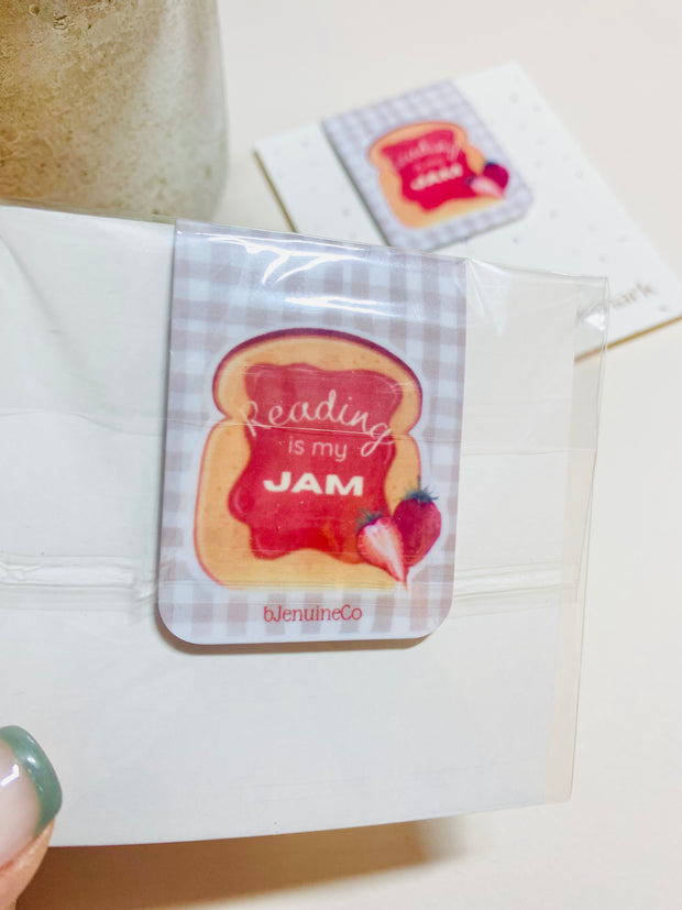 Strawberry Jam Magnetic Bookmark