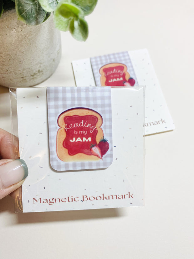 Strawberry Jam Magnetic Bookmark