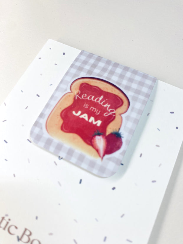 Strawberry Jam Magnetic Bookmark