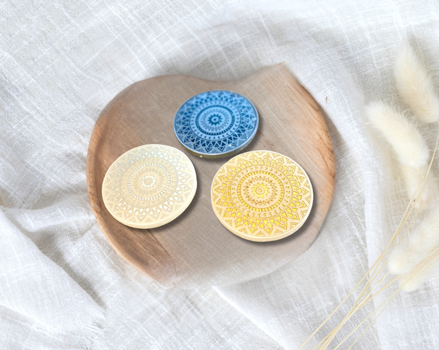Hand Crafted Mandela Resin Coaster