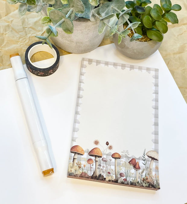 Mushroom Memo Pad