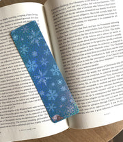Snowflake Winter Holographic Bookmark