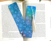 Snowflake Winter Holographic Bookmark