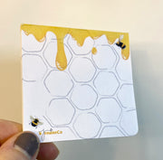 Honey bee memo pad, 3x3” 50 sheet notepad