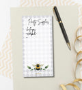 Bee and diamond notepad, 40 sheet memo