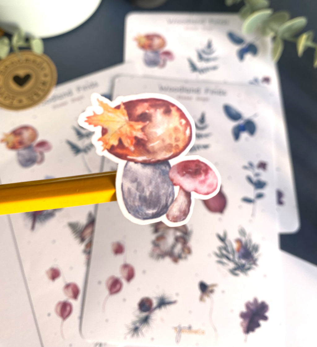 Birds and Botanical Sticker Sheet
