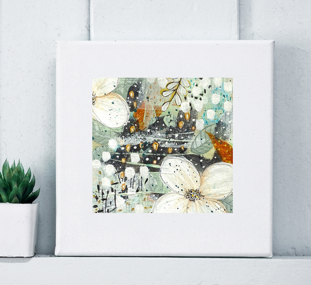 Framed Original Abstract Art on Canvas