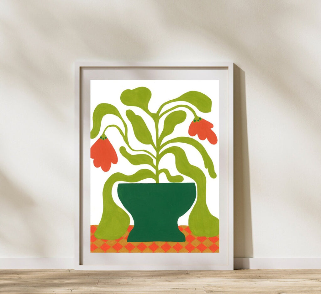 Mid-century, modern, minimalist art print