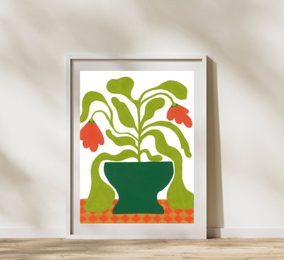 Mid-century, modern, minimalist art print