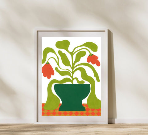 Mid-century, modern, minimalist art print