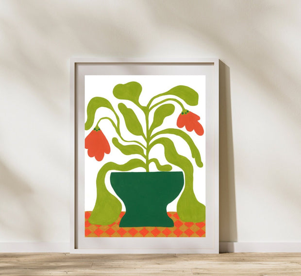 Mid-century, modern, minimalist art print