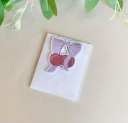 Cutee Coquette Checkered Cherries Magnetic Bookmark