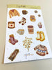 Cozy Fall Sticker Sheet, Autumn Stickers, Fall Journaling Stickers, Cozy Autumn Stationery