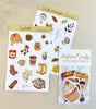Cozy Fall Sticker Sheet, Autumn Stickers, Fall Journaling Stickers, Cozy Autumn Stationery