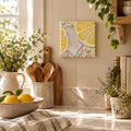 Vintage Inspired Original Lemon Still Life in Oil