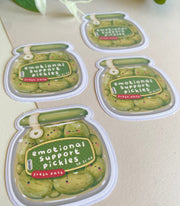Cute Emotional Support Die-cut Sticker