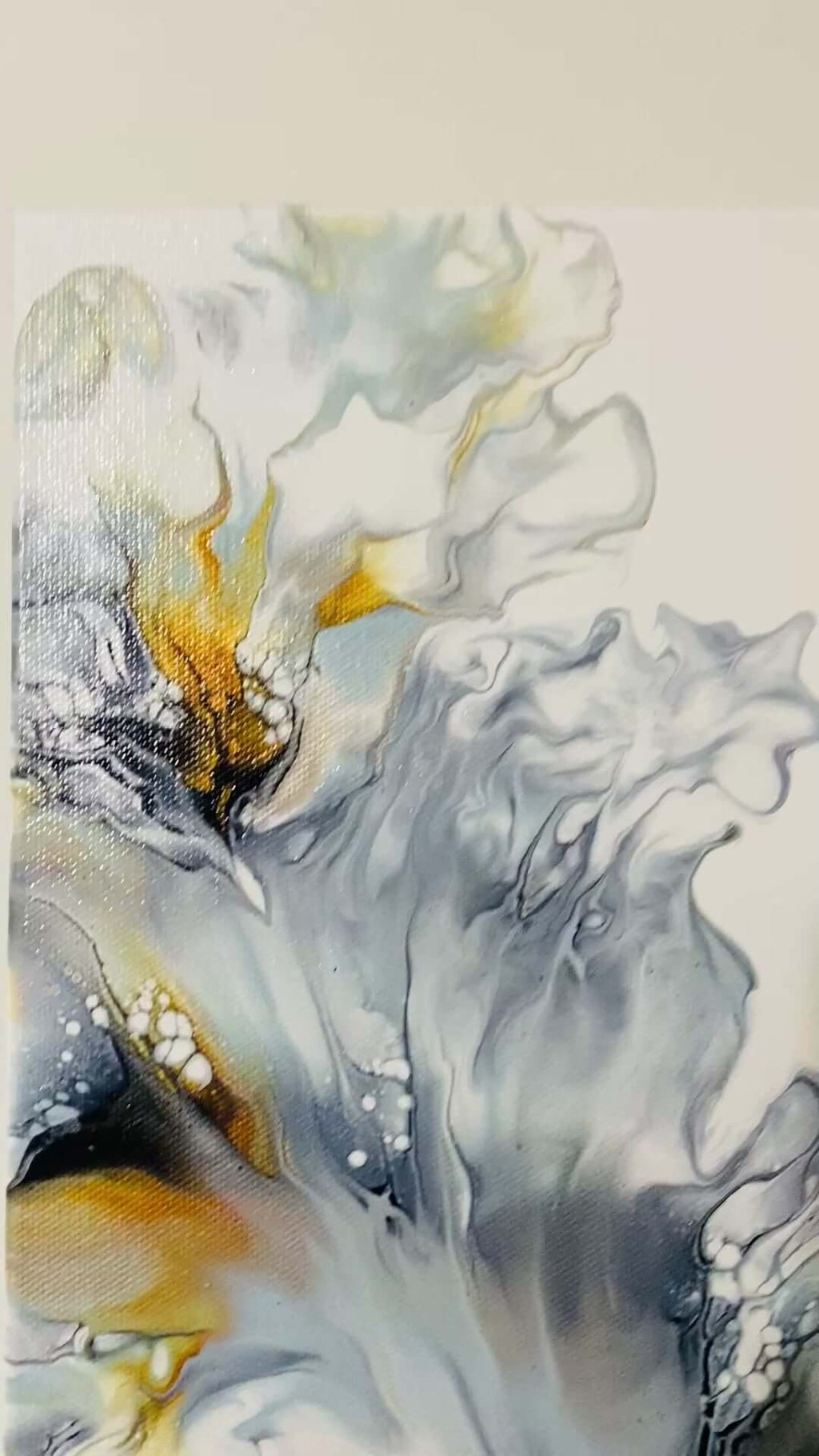 Elegant Abstract Acrylic Painting